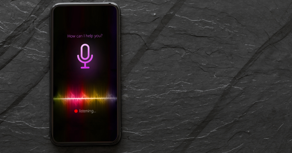 Text-To-Speech Generators AI recording on cellphone