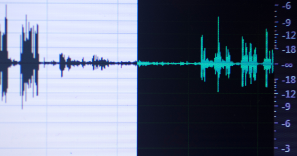 Text-To-Speech Generators computer with soundwaves